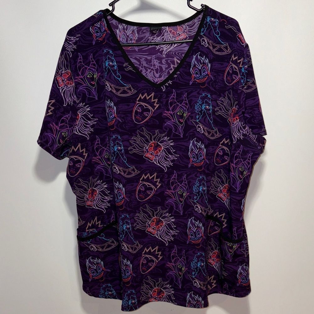 Disney villain scrub top